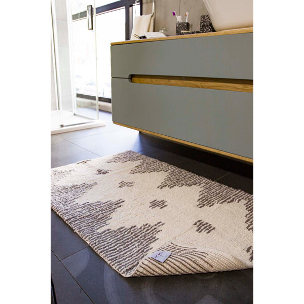 Bless international 100% Cotton Bath Mat with Non-Slip Backing | Wayfair